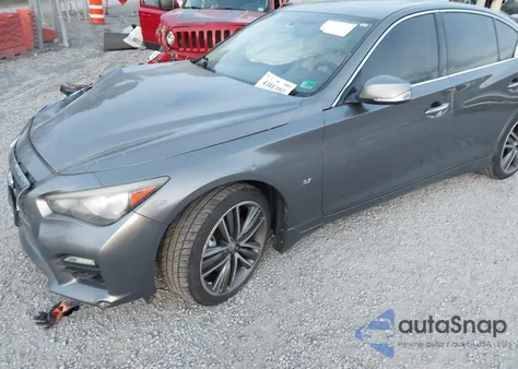 2014 Infiniti Q50 Sport from USA, damaged, VIN JN1BV7AR4EM695070